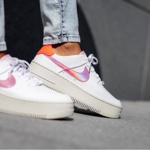 Nike Air Force 1 Sage Low 'White Pink'
